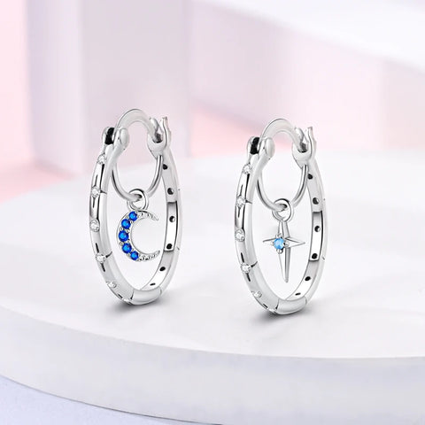 Hoop Earrings Sparkling
