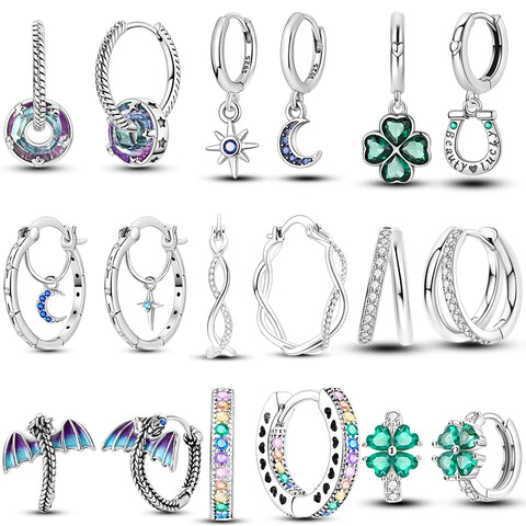 Hoop Earrings Sparkling