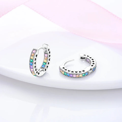 Hoop Earrings Sparkling