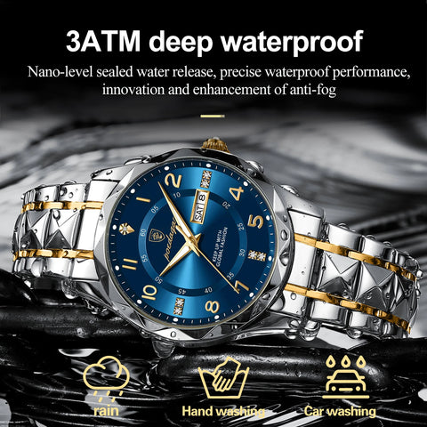 Men Quartz Watch Luminous Wristwatch