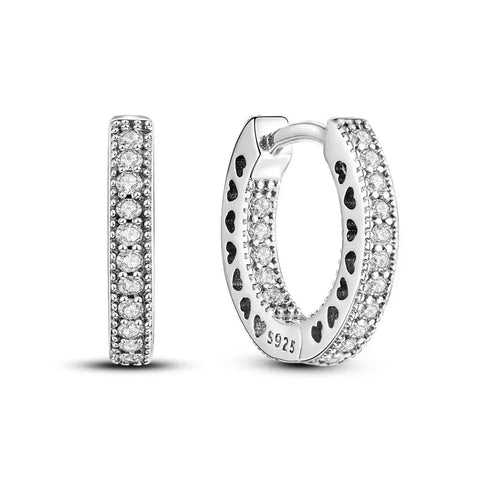 Hoop Earrings Sparkling