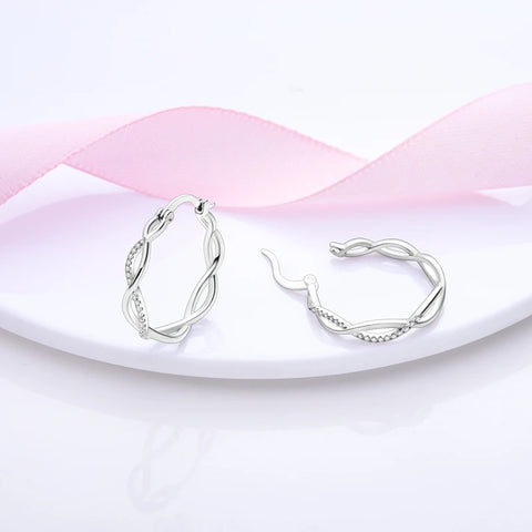 Hoop Earrings Sparkling