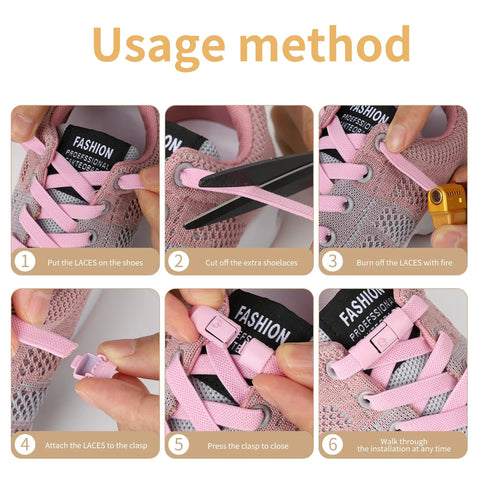 Press Lock Shoelaces Sneaker