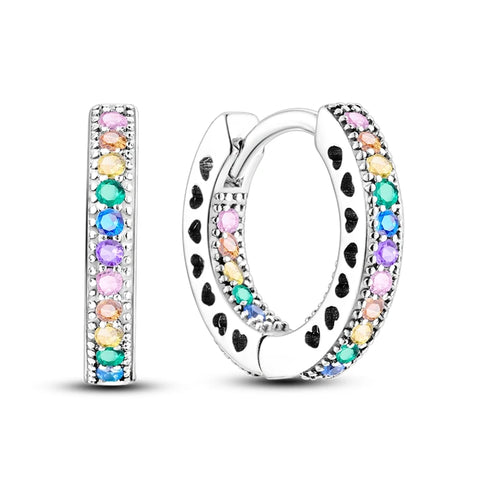 Hoop Earrings Sparkling