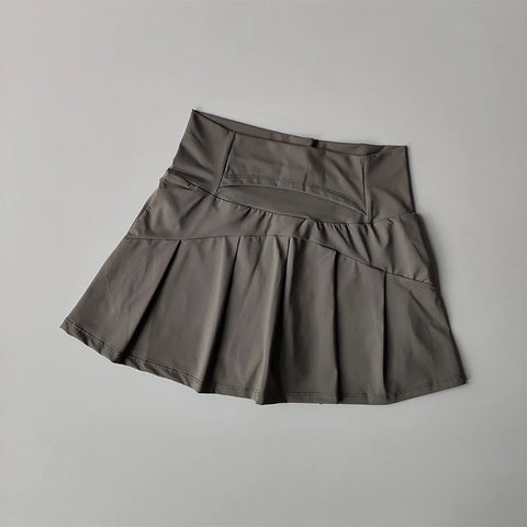 High Waisted Sports Short Skirt