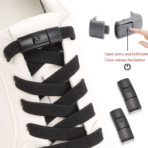 Press Lock Shoelaces Sneaker