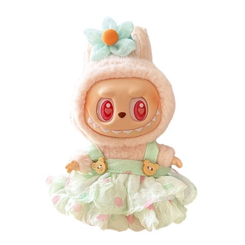 Mini Plush Doll's Clothes for Labubu Dolls
