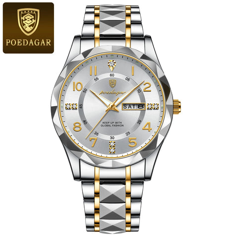 Men Quartz Watch Luminous Wristwatch