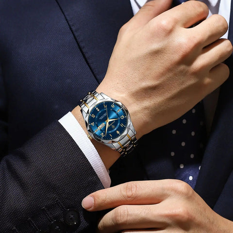 Men Quartz Watch Luminous Wristwatch