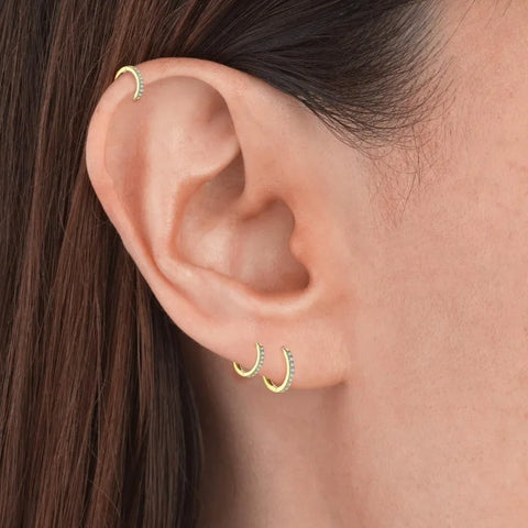 Silver Small Hoop