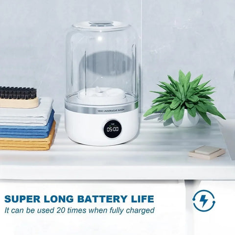 Wireless washing machine portable