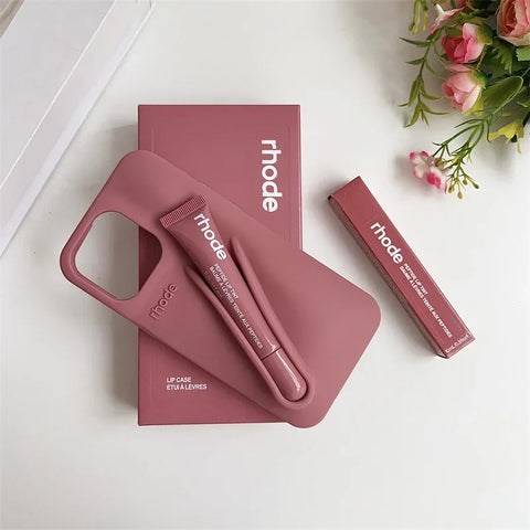 Rhode Phone Case for iPhone With Box Lipstick