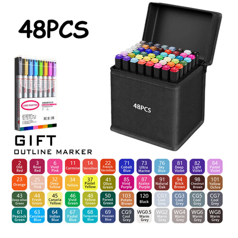 Colors Double Tip Permanent pens