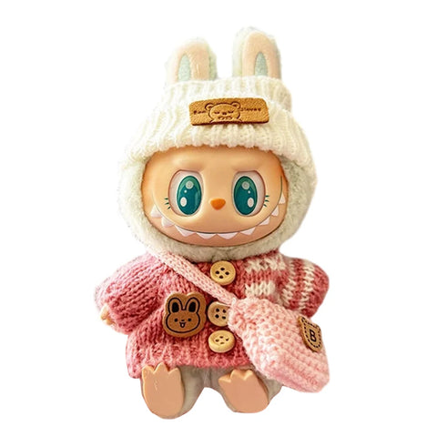 Mini Plush Doll's Clothes for Labubu Dolls
