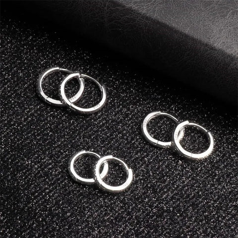 Silver Small Hoop