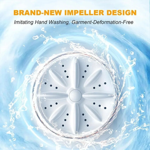 Wireless washing machine portable