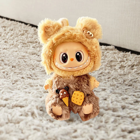 Mini Plush Doll's Clothes for Labubu Dolls