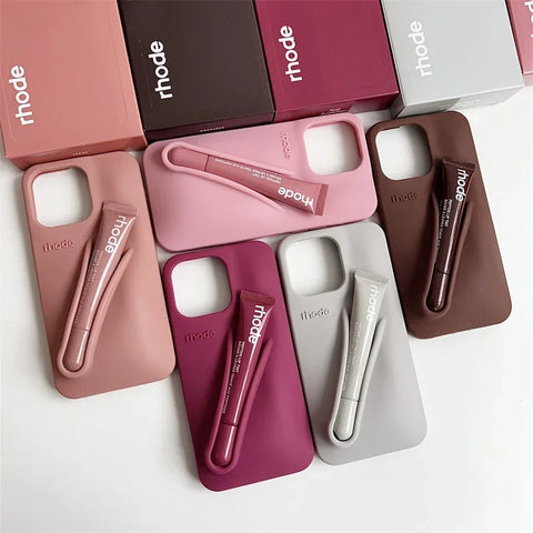 Rhode Phone Case for iPhone With Box Lipstick