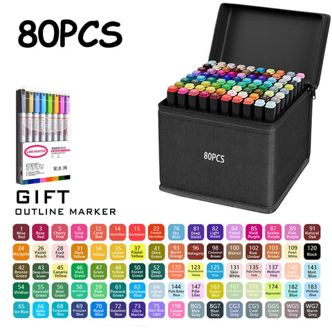 Colors Double Tip Permanent pens