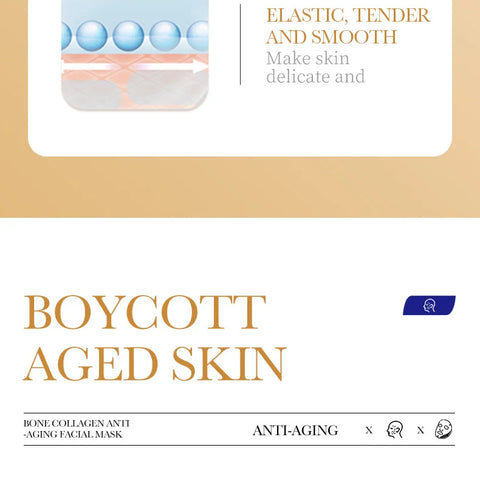 Anti-wrinkle collagen face mask