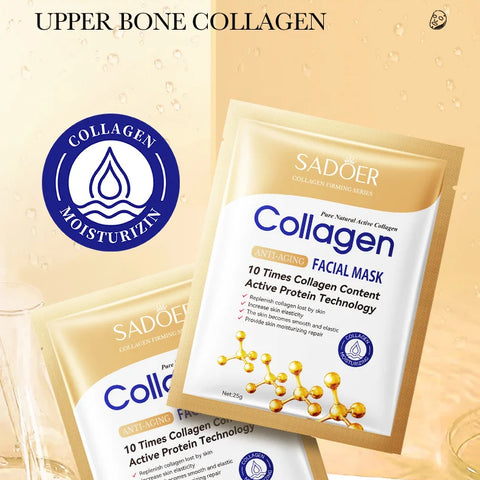 Anti-wrinkle collagen face mask