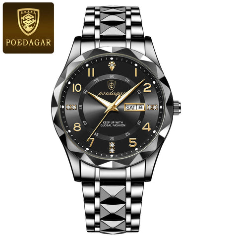 Men Quartz Watch Luminous Wristwatch