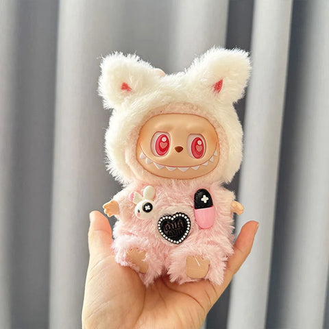 Mini Plush Doll's Clothes for Labubu Dolls