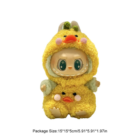 Mini Plush Doll's Clothes for Labubu Dolls