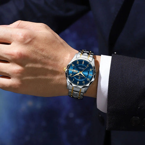 Men Quartz Watch Luminous Wristwatch