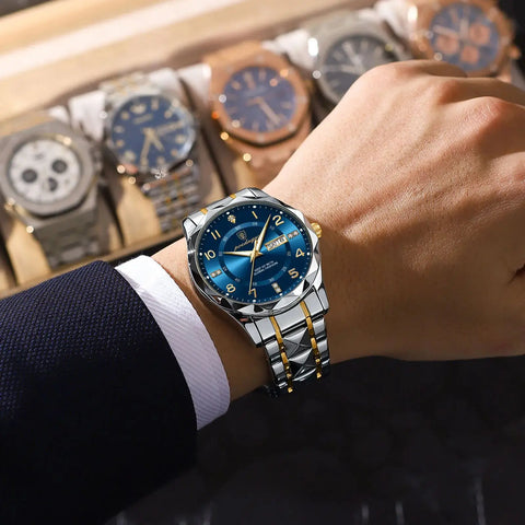 Men Quartz Watch Luminous Wristwatch