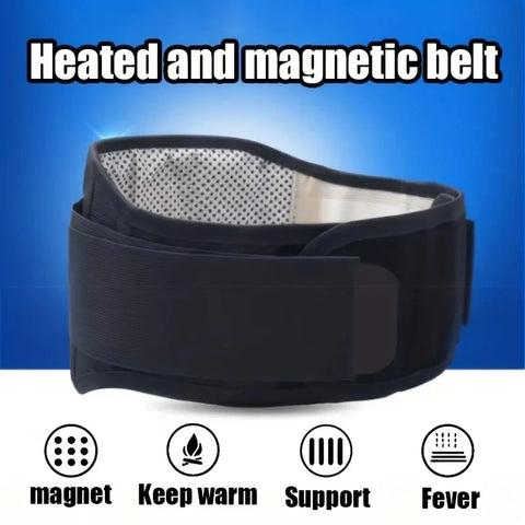 Adjustable Self-Heating Magnetic Therapy Back and Waist Support Belt