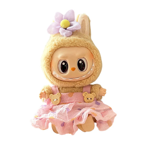 Mini Plush Doll's Clothes for Labubu Dolls