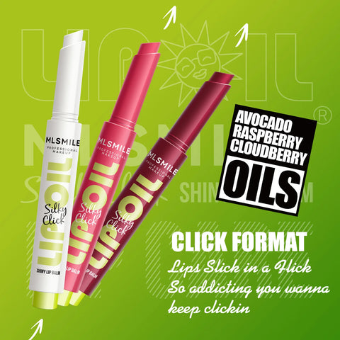 multi-color Silky Click Lip Care Hydrating lip