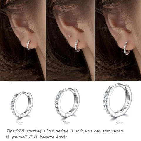 Silver Small Hoop