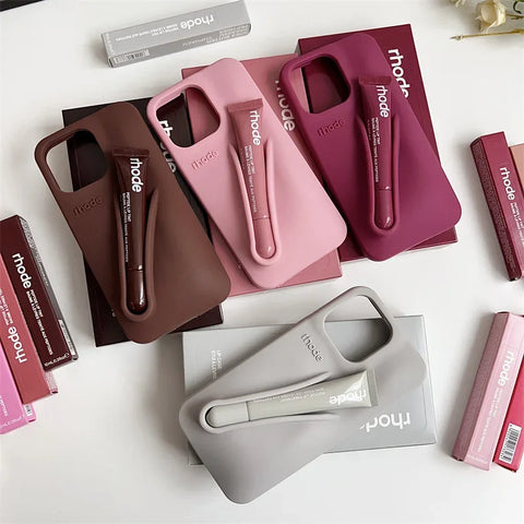 Rhode Phone Case for iPhone With Box Lipstick