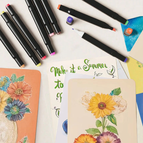 Colors Double Tip Permanent pens