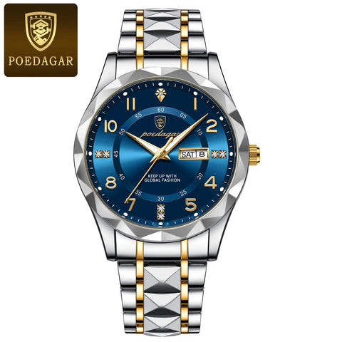 Men Quartz Watch Luminous Wristwatch