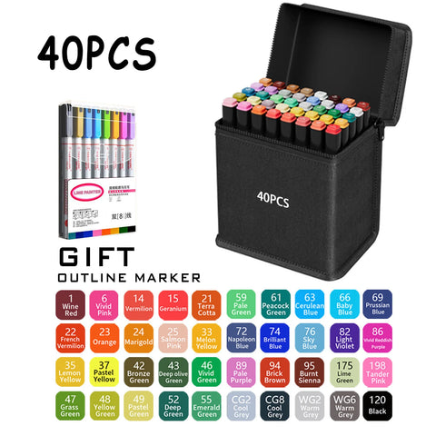 Colors Double Tip Permanent pens