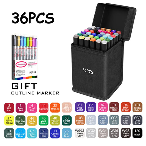 Colors Double Tip Permanent pens