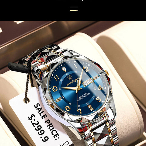 Men Quartz Watch Luminous Wristwatch
