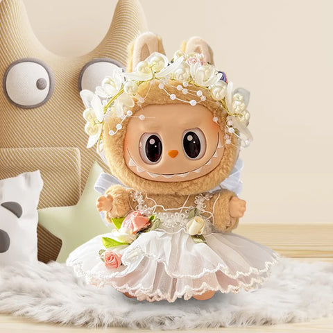 Mini Plush Doll's Clothes for Labubu Dolls