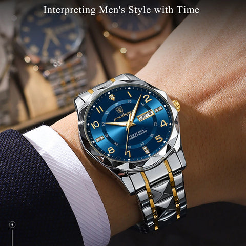 Men Quartz Watch Luminous Wristwatch